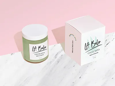 LA Balm Cococanna - Natural Skin Care adobe suite branding design california cannabis color psycology corporate identity cosmetics graphic design logodesign natural photography product development usa