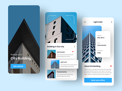 City Building App app building city colorful design home screen icon ios ui ux