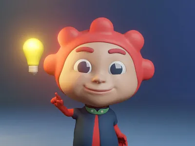I have an Idea 3d animation 3d art 3d modeling animation design illustration