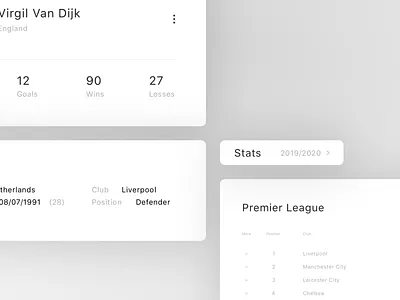 Prem League Wireframe Preview app app design art direction layout logo typography ui uiux