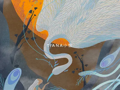 中国风格系列插画2 寻 illustration