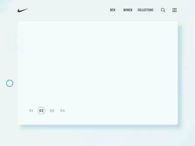 Nike Shoe-concept clean concept design ecommerce design interaction interface minimal shoe simple ui ux