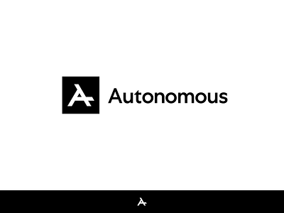 Autonomous Brand agency autonomous brand branding chair letter a logo office rebrand unfold