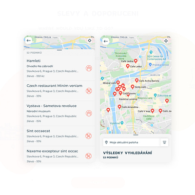 Tour map | Blacktag Portfolio brand czech identity mockup prague typography uiux vector web website