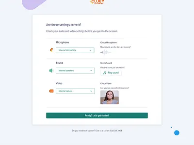 Tech Check Screen audio av camera microphone sound tech video