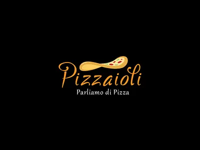 Pizzaioli" which means the pizza makers adobe photoshop branding clean design logo vector