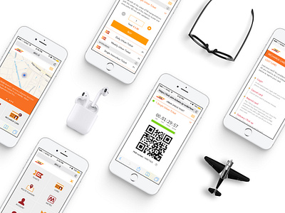 Public Transport App app mobile transport ux design