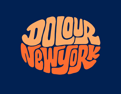 Dolour New York clientwork clothing design hand drawn handlettering illustration itsjerryokolo jerryokolo logo logotype designer newyork procreate shopify typography