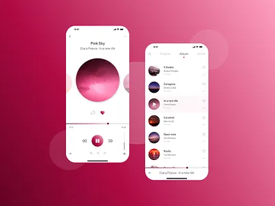 Daily UI :: 009 Music player app branding design mobile mobile design mobile ui ui ui design ui design challenge