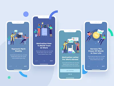 Jumeneng Illustration - Onboarding Screens finance flat design illustration illustrations landing page ui8 vector vector illustration vector pack website