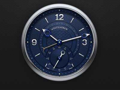 watch 11 black clock design details icon metal time ui watch