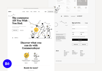 Hi Alfred! - Behance preview alfred illustration landing landingpage magic product page software typography