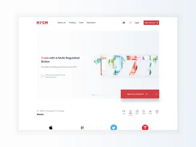 Corporate Website / Multi-Regulated Broker brokers corporate corporate website design homepage landing page market marketing process simple trade trademark trading ui uidesign uiux ux uxdesign website working