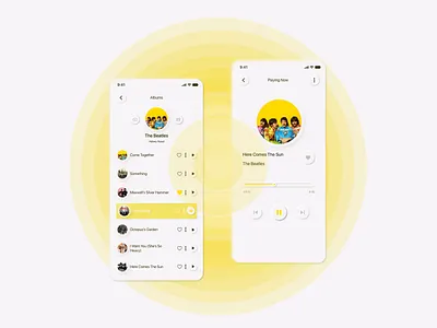 Music app_Neumorphism mobile app music app neumorphism