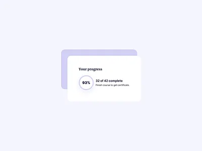 Your Progress Card UI Design final last one progress card progress card design progress card ui ui ui component ui design ui design daily ux ux design