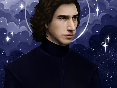 Kylo Ren adobe ben solo design digital art digital illustration digital painting fanart illustration illustrator kylo kylo ren paint tool sai photoshop portrait portraiture rey star wars starwars