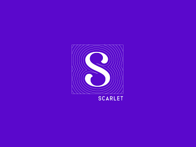 Scarlet - Logo Challenge - Logocore 30daychallenge 30daylogochallenge branding dailylogochallenge dailyui logo logo design logochallenge logocore logodesign scarlet vector