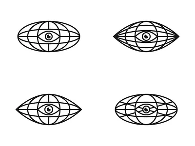 The All Seeing Eye all seeing eye black white concept design concept earth emblem eye eye earth eye logo eye planet eyes logo logo concept logo concepts logo mark logotype minimalism monochrome symbol