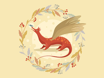 Dragon meet Bird bird character cute animal cute art dragon illustration illustrator