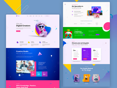 Webe Creative WP Theme branding creative designs figma illustration inspirations minimal typography ui ux vector web website