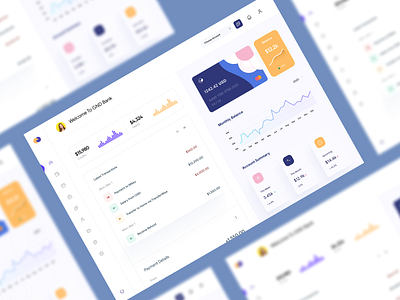 Finance Dashboard UI Concept - Freebie for Figma and Adobe XD admin admin interface admin panel admin theme admin ui card dahsboard dashboad dashboard dashbroad freebie grid view interface list view user user dashboard widget