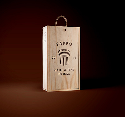 Tappo-grill & fine drinks brand design brandidentity branding clean design graphic graphic design graphic design graphicdesign identity