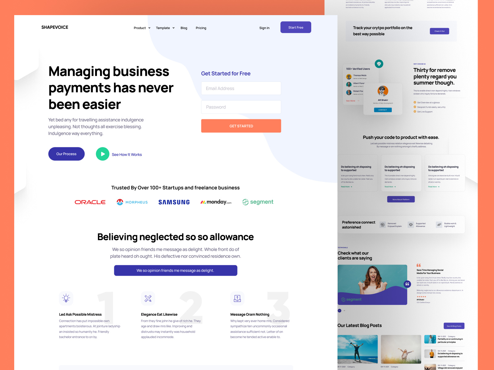SaaS Company Landing page by Mike Taylor for Landing Page Heaven on