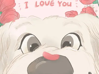 Unconditional Love dog illustration illustration procreate procreate app procreate art procreateapp