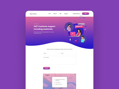 Contact Page bitcoin bitcoin wallet concept contact page contact us giftcard gradient gradient color illustration lagos nigeria ui ui ux ui ux design