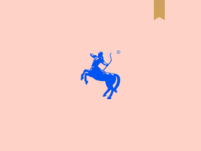 Centaur - Visual Brand abstract brand brand design brand identity centaur fashion fashion brand fighter horse horseman icon logo logodesign mark minimalism mythological simple