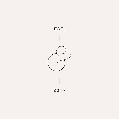 Sublogo for a Photography Brand ampersand branding branding design logo