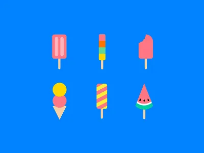 Ice Cream background design ice cream icecream icon iconography identity illustration illustrator pattern popsicle print society6 summer textile