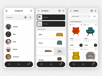 Debenhams - Retail App android app app design bahur78 design ecommerce flat ios minimal modern product design retail software design ui user center design user inteface userinterface ux