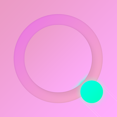 Circle x3 circles pastel color purple