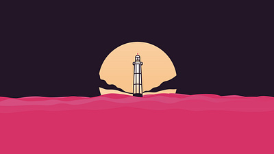 Lighthouse branding design graphic icon illustration logo logo design vector web website