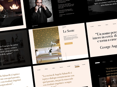 Angelo Sabatelli - Web Concept clean design layout minimal type typography ui web web design website