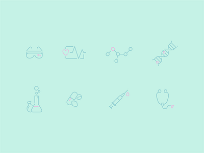Medical Icons branding icons lennart medical minimalistic