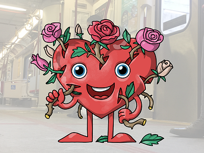 Heart attack #7 affinity affinity designer flowers heart rose roses telegram