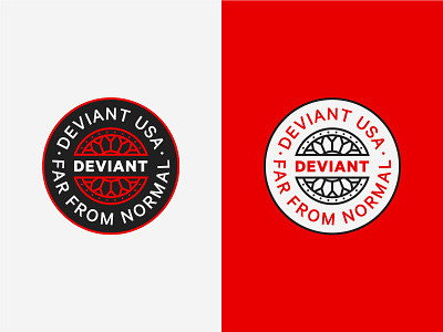 Deviant badge badge badge design branding car clean custom illustration vector wheel wheels