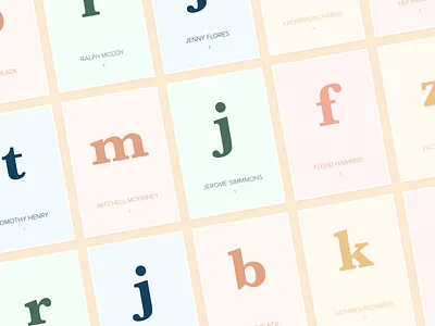 Table Assignment Cards for Our Wedding! assignments cards letters names prints stationary design wedding