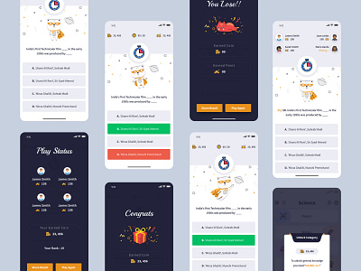 Quiz app activity chart catagories coin game game app illustration play question question mark questionnaire quiz quiz app quizz quizzes right answer