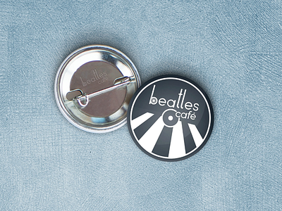 Minimalist Badge for Café badge beatles cafe design flat illustration minimal vector