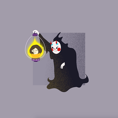 spooky me animation illustration