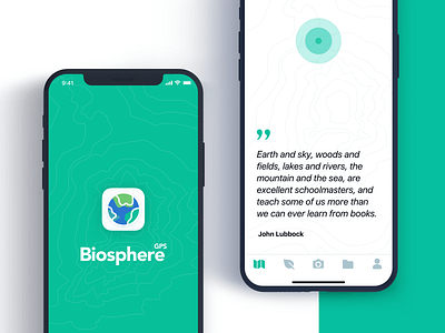 Splash and loading screen app app branding app icon biosphere clean earth icon indicator loading loading indicator mobile nature nature logo outdoors placeholder progress quote splash splash screen trekking