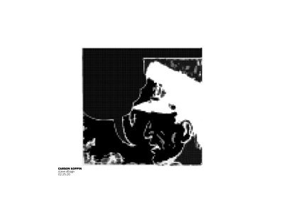 NOTHING SAID NOTHING DONE 01 cleveism contrast daily challange daily post daily postage daily poster daily posting dailyposter design flat graphic graphic design graphicdesign low res man monochrome pixel art pixels said simple