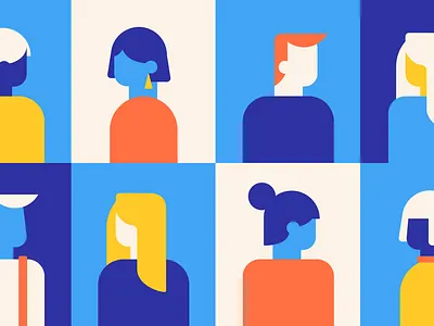 Diversity Illustration city diverse diversity humans illustration individuals men multiracial people women