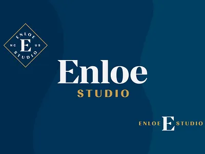 Enloe Studio brand branding identity lettering lockup logo logotype type typography vintage