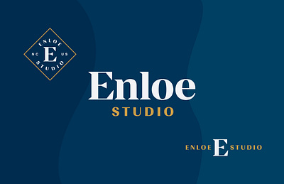 Enloe Studio brand branding identity lettering lockup logo logotype type typography vintage