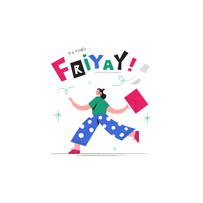 it's finally... friyay! character friday friyay going home hop leaving office office weekend women women fashion womens day work