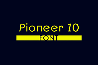 Pioneer 10 - Free Sans Font font fonts free download free font free fonts freebies freefont type typeface typography